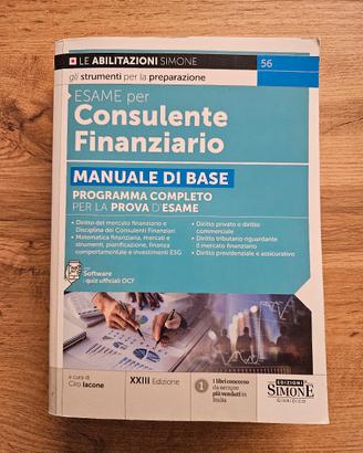 Manuale esame consulente finanziario 