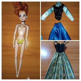 Bambola Anna Frozen con due vestiti