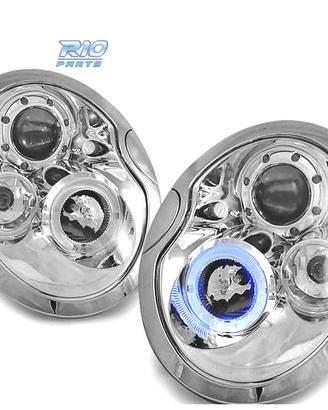 FARI MINI COOPER 01-04 OCCHI ANGEL CROMATI