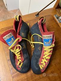 Scarpette La sportiva arrampicata