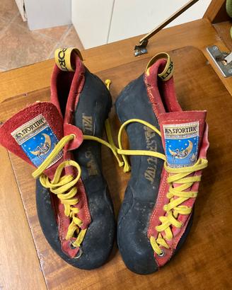 Scarpette La sportiva arrampicata