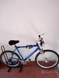 mountain bike 26 pollici con piedistallo