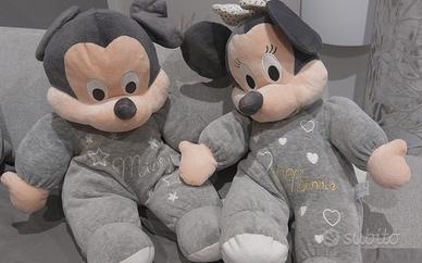 coppia di peluche minnie e Topolino disney 
