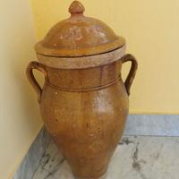 Giara con coperchio (fine 1800) per alimenti