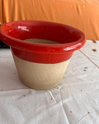 vaso piu capoello fiorato