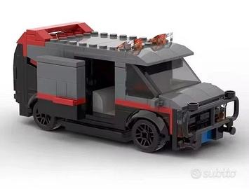 Furgone A-Team Mattoncini Compatibili Lego 