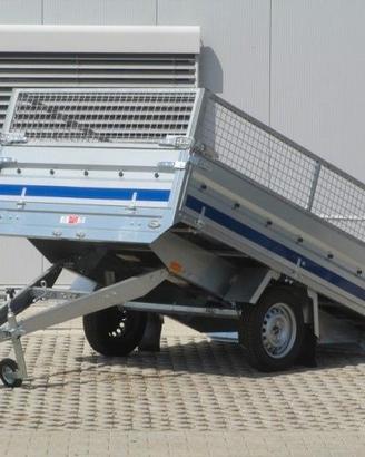 Rimorchio 250 x 125/150 cm. MC 750 Kg.