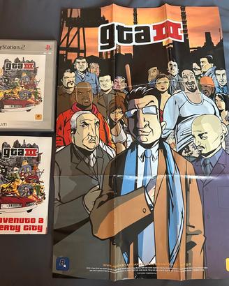 GTA III Platinum Ps2 Completo Versione italiana 