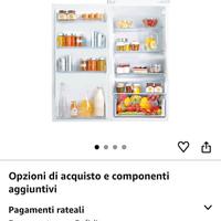 Frigo ad incasso mai utilizzato