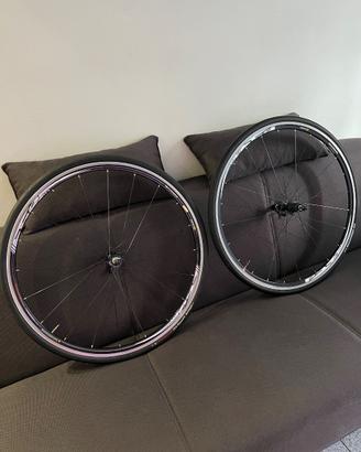 Coppia ruote bici da corsa