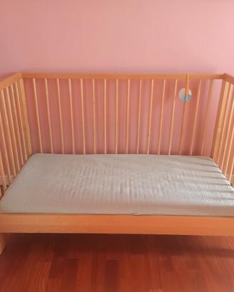 culla letto lettino ikea gulliver rovere