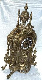 Vintage Candelabri + Orologio bronzo