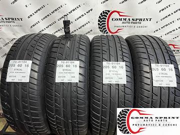 4 PNEUMATICI 205/60 R16 STRIAL ESTIVE