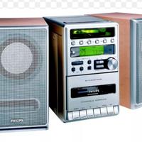Micro Stereo Philips MC-122 – CD, Cassette e Radio