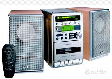 Micro Stereo Philips MC-122 – CD, Cassette e Radio