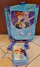 Zaino e Astuccio Disney Frozen