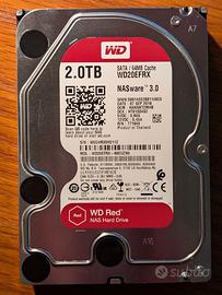 Hard disk WD RED 2TB WD20EFRX  NAS