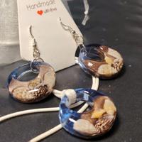 Set Gioielli Artigianali in Resina con Conchiglie