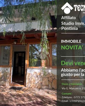 PORZIONE DI QUADRIFAMILIARE A SABAUDIA