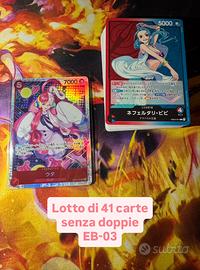 One Piece EB-03 - lotto di 41 carte