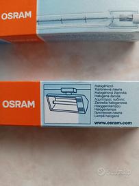 alogena 2  lampadine osram nuove R7s 750W 