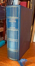 GIACOMO LEOPARDI - ZIBALDONE - 1° vol. I MERIDIANI