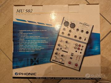 Mixer Phonic MU 502