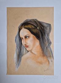 Pastello su spolvero 35x50