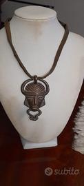 ciondolo maschera africana per collana 