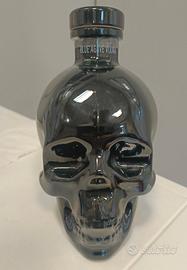 BOTTIGLIA VUOTA A FORMA DI TESCHIO