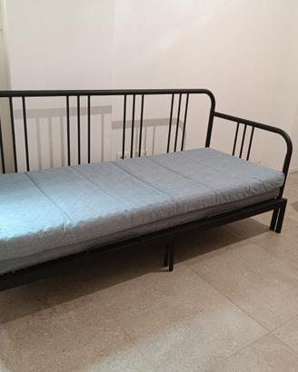 Divano Letto Matrimoniale IKEA FYRESDAL Ferro Nero