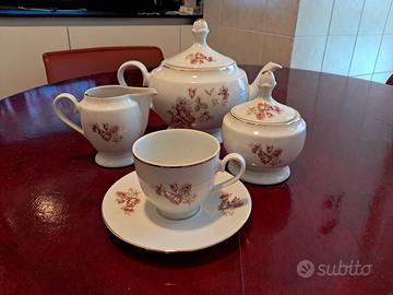 Servizio da the' da 12 porcellana tedesca