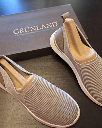 Scarpe estive mocassini Grünland donna tg 36 argen