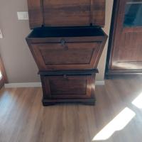 madia noce legno massello 
