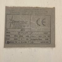 Gruppo elettrogeno STARPOWER KVA 450