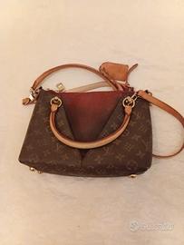 Borsa Louis Vuitton vintage marrone e rossa