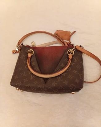Borsa Louis Vuitton vintage marrone e rossa