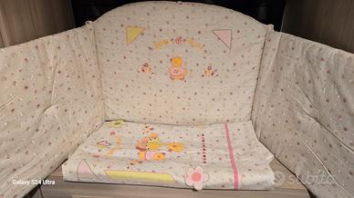 Paracolpi + Piumone lettino trapuntino estraibile