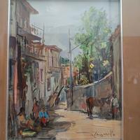 Nicola Canzanella opera olio su tela 