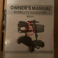 Scooter elettrico per anziani disabili