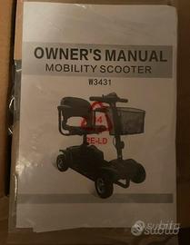 Scooter elettrico per anziani disabili