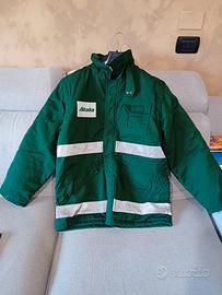Giaccone giacca tecnici Alitalia pista az aereo