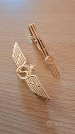 spilletta e fermacravatta pilota Korean Air 