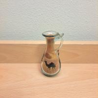 Piccola bottiglia decorativa sabbia e dromedari