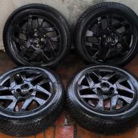 Cerchi in lega 17 Opel Mokka Total Black Completi