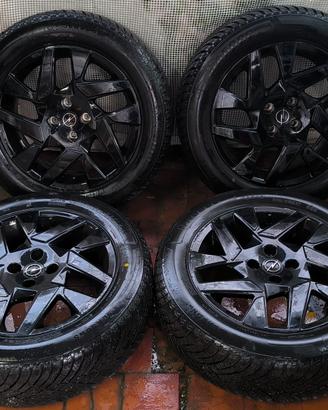 Cerchi in lega 17 Opel Mokka Total Black Completi