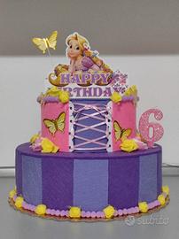 Torta finta Rapunzel