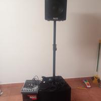IMPIANTO ATTIVO, CASSE, SUBWOOFER,MIXER
