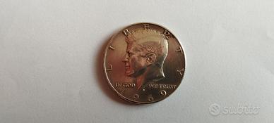 Half Dollar argento anno 1969