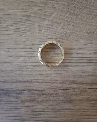 Anello oro Bulgari da uomo.